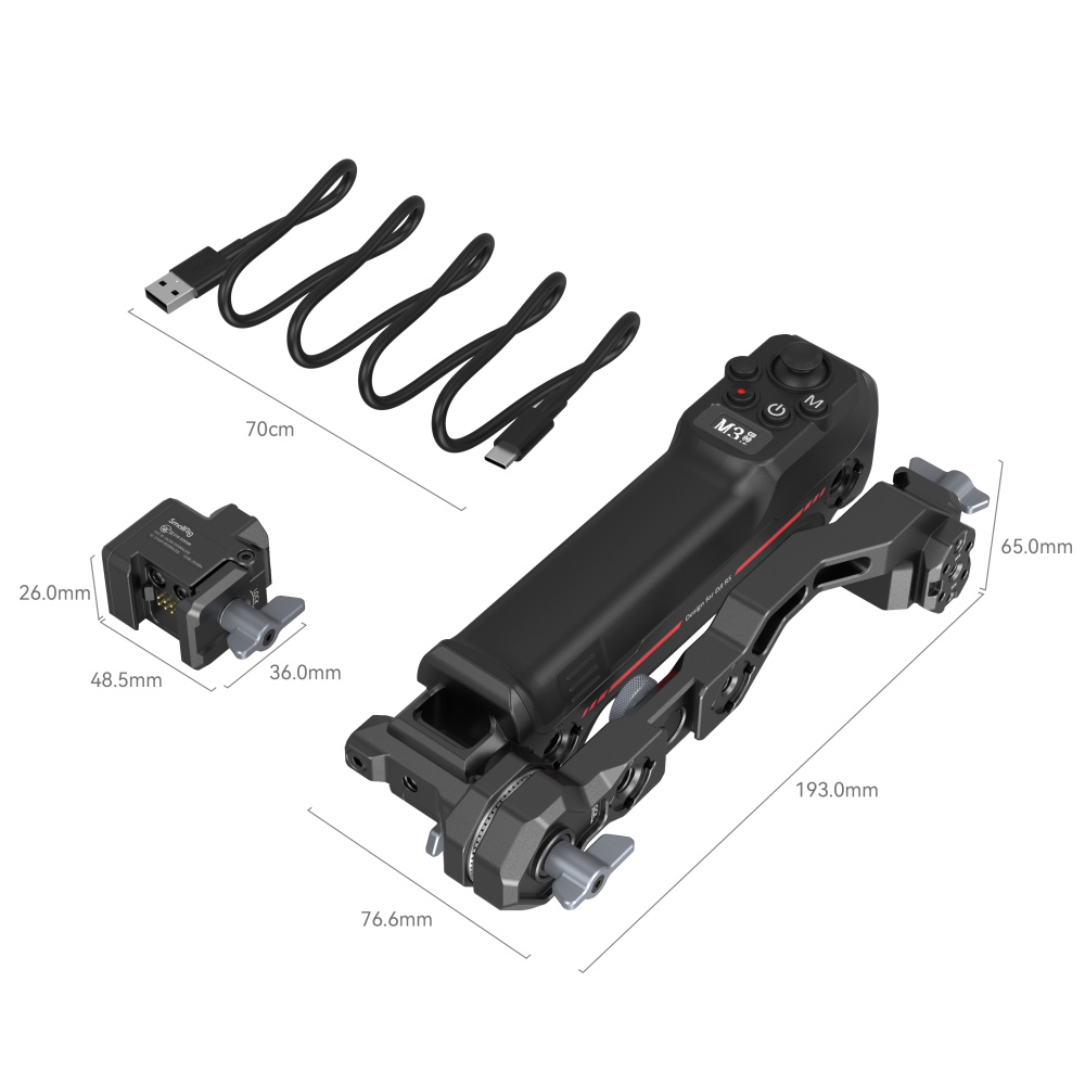 SmallRig Wireless Control Sling Handgrip za DJI RS Seriju 3919 - 7